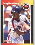 1989 Donruss #147 Darryl Strawberry - New York Mets (Baseball Cards)