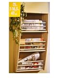Regal für Zeitschriften Zeitungen Kiefer massiv