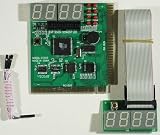 ISA and PCI Desktop Hardware Mainboard CPU RAM Display Card Error Debug Testing PC Diagnostic POST Code Card Tester with external display cable