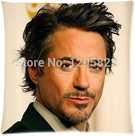 easyLife Custom Famous Movie Star Robert Downey Jr Zippered Pillow Cases 18X18 (One Side) (Pc18-932)