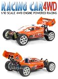 1:10 Scale Nitro Gas 4WD Engine Powered Radio Control Car by www.hobbymega.com