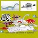 Dinodulos, 12 dinosaures en carton pr� d�coup�s � peindre