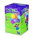 Balloon Time 30 + 30 Luftballons + 25 Herzluftballons Helium Ballons Ballongas