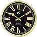 London Black and Gold Wall Clock
