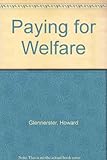 Paying for welfare