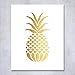 Pineapple Foil Art Print 8x10