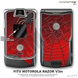 Razr V3 Spider Web Tattoo Skin for Motorola Razor by TuneTattooz