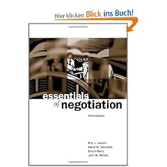 Essentials of Negotiation
