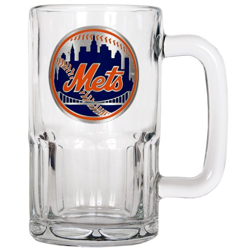 MLB New York Mets 20-Ounce Root Beer Style Mug - Primary Logo