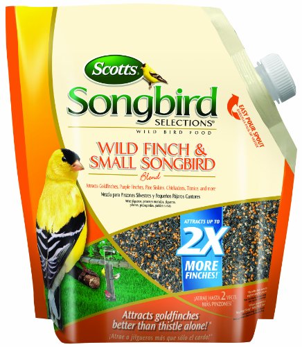 Scotts 1025117 Songbird Selections Wild Finch and Small Songbird Seed Blend, 12-Pound