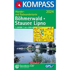 B�hmerwald, Stausee Lipno. 1 : 50 000: Wander- und Radwanderkarte. GPS-genau