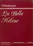 La Belle Helene Operetta In Three Acts And A Prologue - Vocal Score