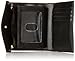 Buxton Heiress French Purse Wallet, Black, One Size