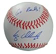 Cincinnati Reds Logan Ondrusek Autographed ROLB Baseball Featuring "Go Reds" Inscription! Proof Photo