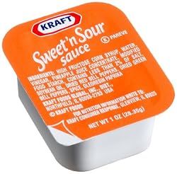 Kraft Sweet & Sour Sauce, 1-Ounce Cups (Pack of 100)