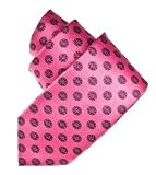 Produkt-Bild: Krawatte der Luxusklasse von Italo Ferretti. Pink mit Taler