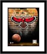 Atlanta Hawks NBA Framed 8x10 Photograph Team Logo and Basketball