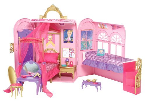 Imagen 2 de Barbie - Maletín-Habitación De Princesas (Mattel)