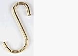 Rogar 9561 3 Inch Grid or S Hook - Brass Plated