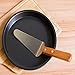 Harrahs Pie Server Cake Holder Transfer Triangular Spade Spatula for Cake Baking with Wooden Handle 5-Pack shovel, Stainless Steel