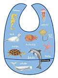 Crocodile Creek Bib - Sea Animals