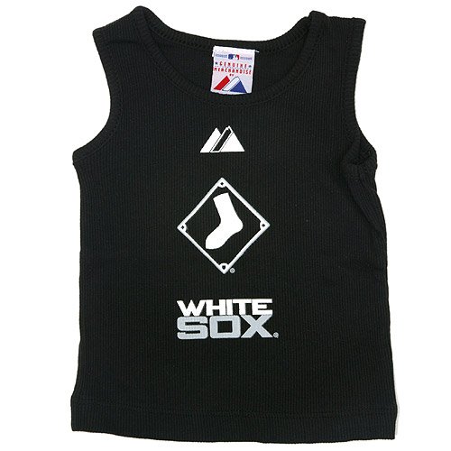 Chicago White Sox Infant Logo Tank Top by Majestic Athletic