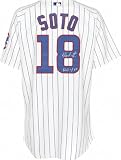Geovany Soto Autographed Jersey | Details: Chicago Cubs, Majestic Pinstripe Authentic, ROY 08 Inscription
