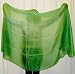 Emerald Green Silk Rectangular Veil