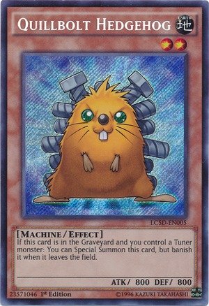 Yu-Gi-Oh! - Quillbolt Hedgehog (LC5D-EN005) - Legendary Collection 5D's Mega Pack - 1st Edition - Secret Rare