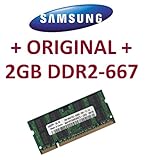 Samsung original 2 GB 200 pin DDR2-667 (PC2-5300) 128Mx8x16 double side (M378T5663QZ3-CE6)