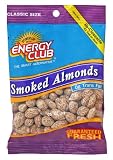 Energy Club Smoked Almonds, 3-Ounce Bags (Pack of 12)