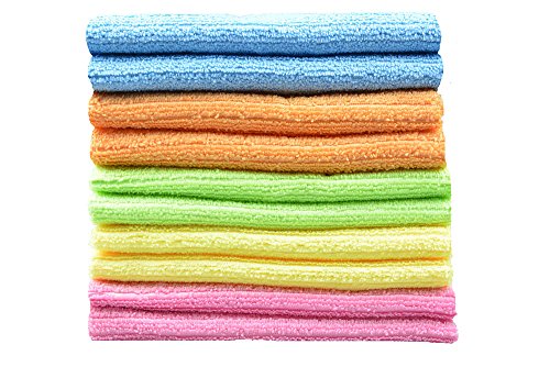 Sinland wholesale Household tools Multi-purpose Cleaning Cloths Microfiber Kitchen Cloth With Strips 12