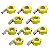 スリングベルト 10本セット 3m 幅75mm 使用荷重2400kg ナイロンスリング