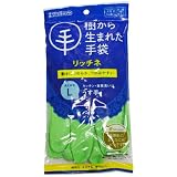 リッチネ 天然ゴム手袋 うす手 L グリーン
