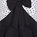 Lindy Bop 'Delilah' Vintage 50's Polka Dot Bow Trim Fit N Flare Dress