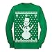 Children's Big Snowman Ugly Christmas Sweater Cute Xmas Long sleeve kids T-Shirt