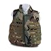 US Army Bullet Proof Body Armor Vest External, Molle, Side, Neck Level 3A Protection Size M