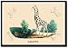 Framed Art Poster 20x30, Giraffe