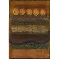 Kharma Abstract Rug Collection - Gold