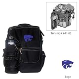 Kansas State Wildcats NCAA Turismo Bag (Black) (Embroidered Logo)