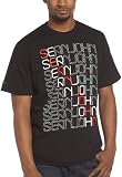 Sean John Men's Sean John Stacked T-Shirt,Pm Black,X-Large