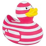 Stripe Bath Ducky by Elegant Baby by