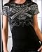 Sinful Clothing - Women's Femme Fatale Baby Tee in Black S752S