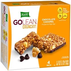 Kashi GOLEAN Bar Crunchy! Crunchy, Chocolate Caramel (1.59-Ounce), 4-Count  Bars (Pack of 6)