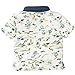 Soda Park Boys White Polo Shirt Hawaiian Shirt