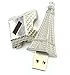 Metal Shaped USB Flash Drive Memory Stick USB Storage (Eiffel 8GB)