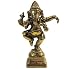 DANCING GANESH STATUE ~ Brass ~ 4.5" High