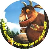 Gruffalo [P616] 7.5 Circular Edible Cake Topper made with real icing and printed with your custom greeting [Please use the SEND AS A GIFT facility on the checkout page to tell us the text of your greeting.] and with FREE UK shipping