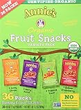Annie's Homegrown Organic Vegan Fruit Snacks Variety Pack 36 Pouches - .8 Oz. Each