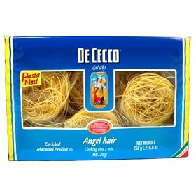 De Cecco Angel Hair Pasta Nests 8.8 Oz. Capellini Coils